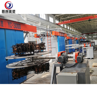 Купить Автоматическая машина Rotomolding челнока для LDPE LLDPE HDPE PP PE подгоняла огромные неубедительные пластмассы online manufacture