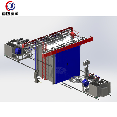 Купить цистерна с водой 1000L 45Kw пластиковая Rotomoulding делая машину online manufacture
