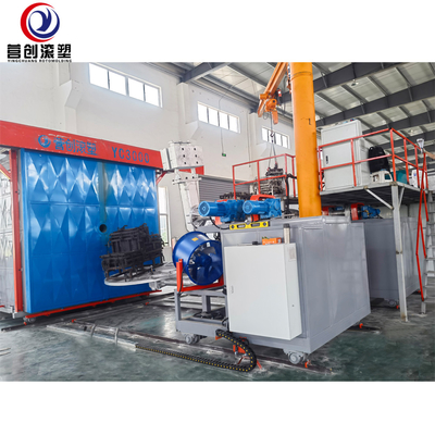 Купить 10000L Bi Axial Rotomoulding Machine для PP/PE/HDPE/LLDPE с гарантией 1 год online manufacture