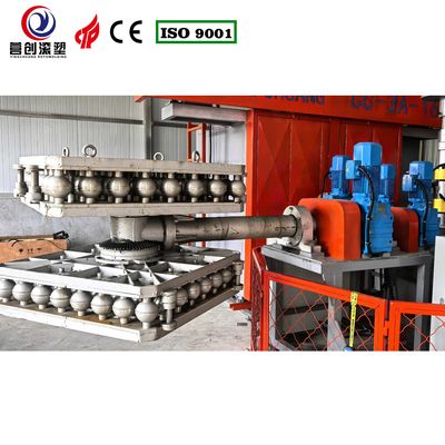Купить 62KW Customizable Bi Axial Rotomoulding Machine For PP / PE / HDPE / LLDPE Pickleball Manufacturing online manufacture