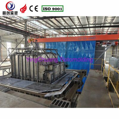 Купить INGCHUANG 6,5 м Большая печь Би-оксиальная шаттл ротоформовочная машина, ПЛК автоматическое вращательное формовочное оборудование для индивидуальных LLDPE электролитных энергохранилищ Производство в сети