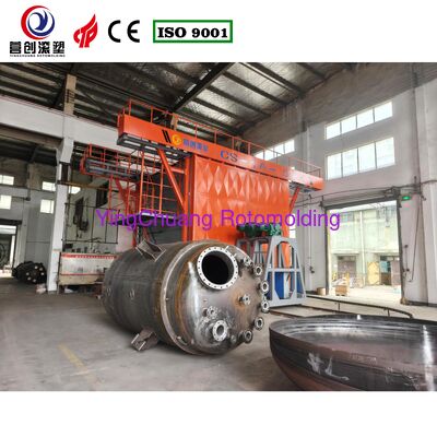 Купить Температура формования 200-400 градусов Цельсия, ротоформовочная машина с шаттлом, режим воздушного охлаждения, обеспечивающий стабильный выход пластиковых форм Производство в сети