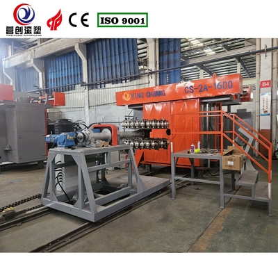 220V/380V/440V Напряженный шаттл Rotomolding Machine с системой управления PLC и регулируемой скоростью вращения для пиклебол