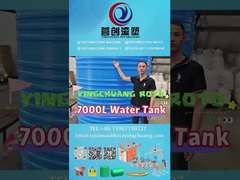 Водяные баки ротационного формования емкостью 7000 л. Высокая прочность и надежность
